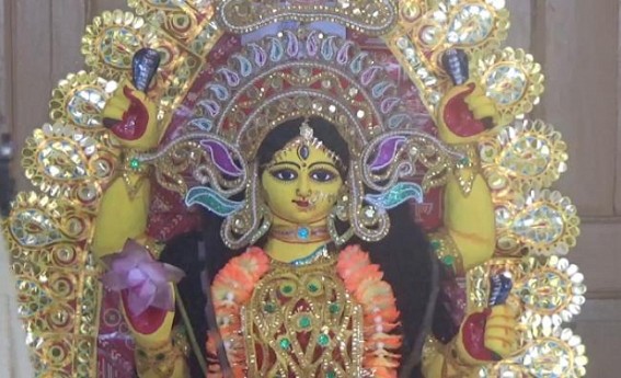 Manasa Puja observed in Agartala Durga Bari